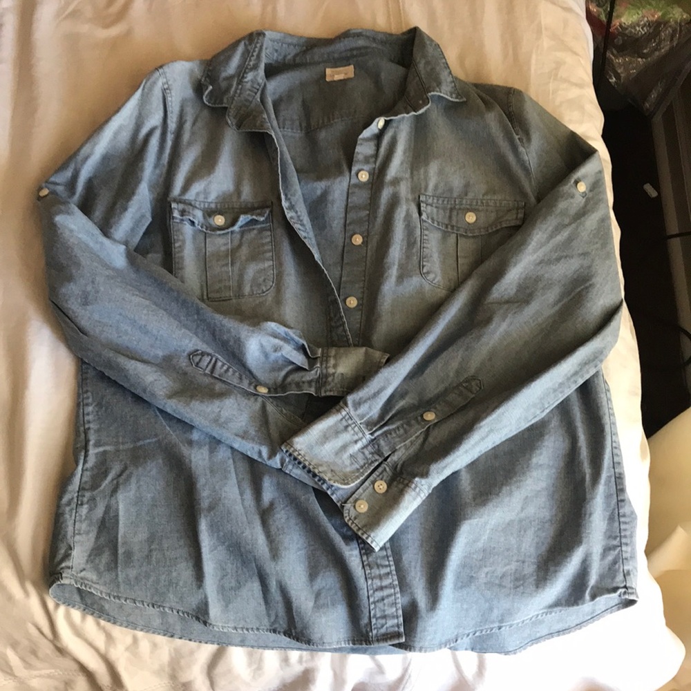 J. Crew chambray shirt